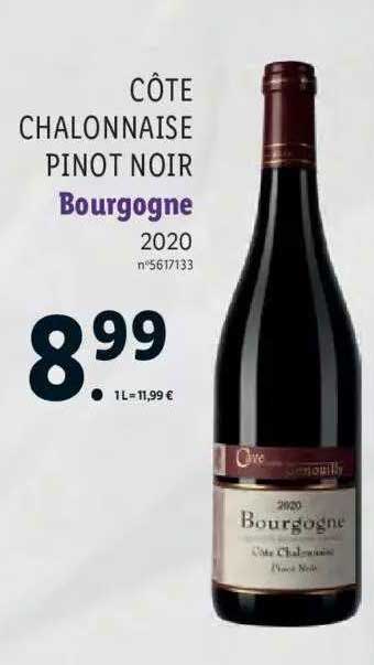 côte chalonnaise pinot noir bourgogne