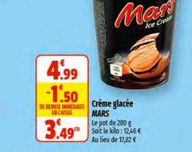 Crème Glacée Mars