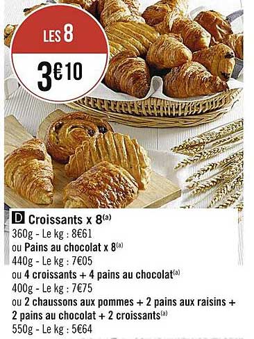 Croissants X8