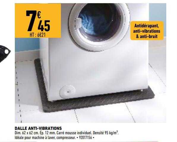 dalle anti-vibrations