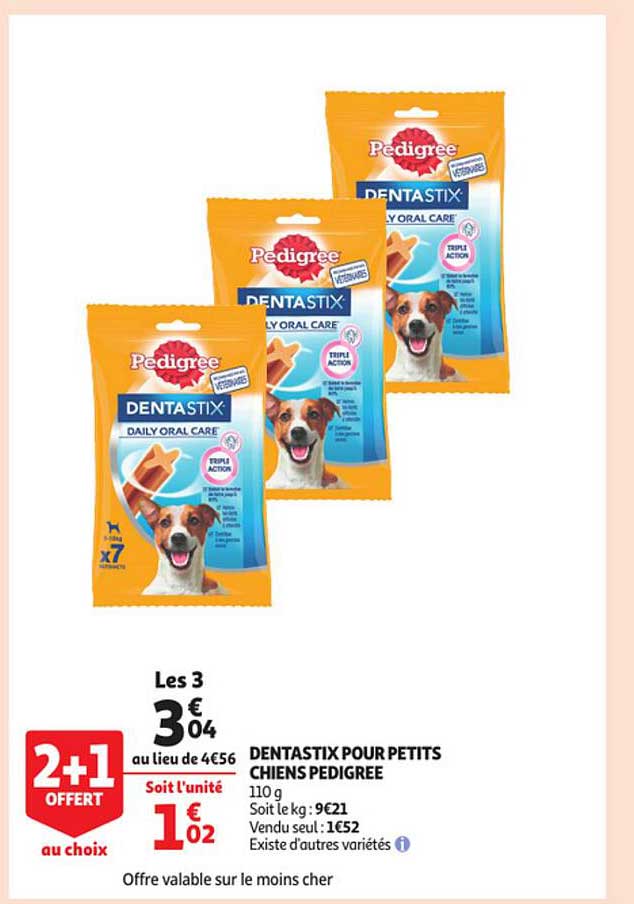 Dentastix Pour Petits Chiens Pedigree