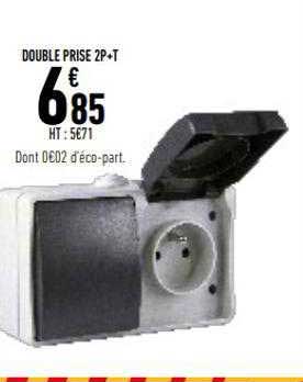 double prise 2p+t