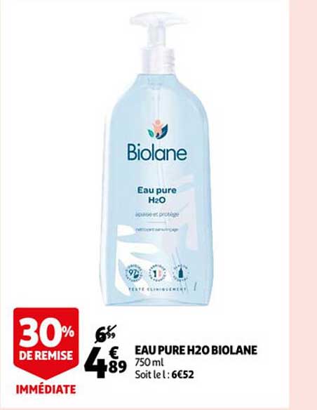 eau pure h2o biolane
