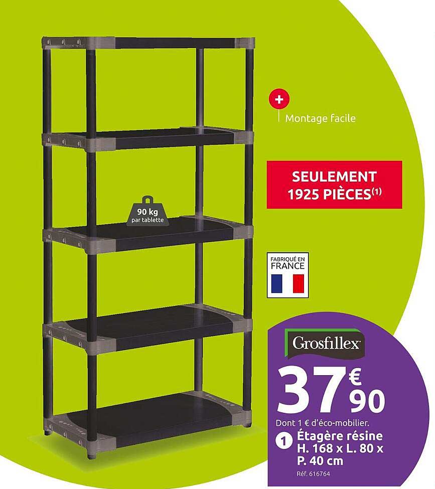 étagère Résine Grosfillex
