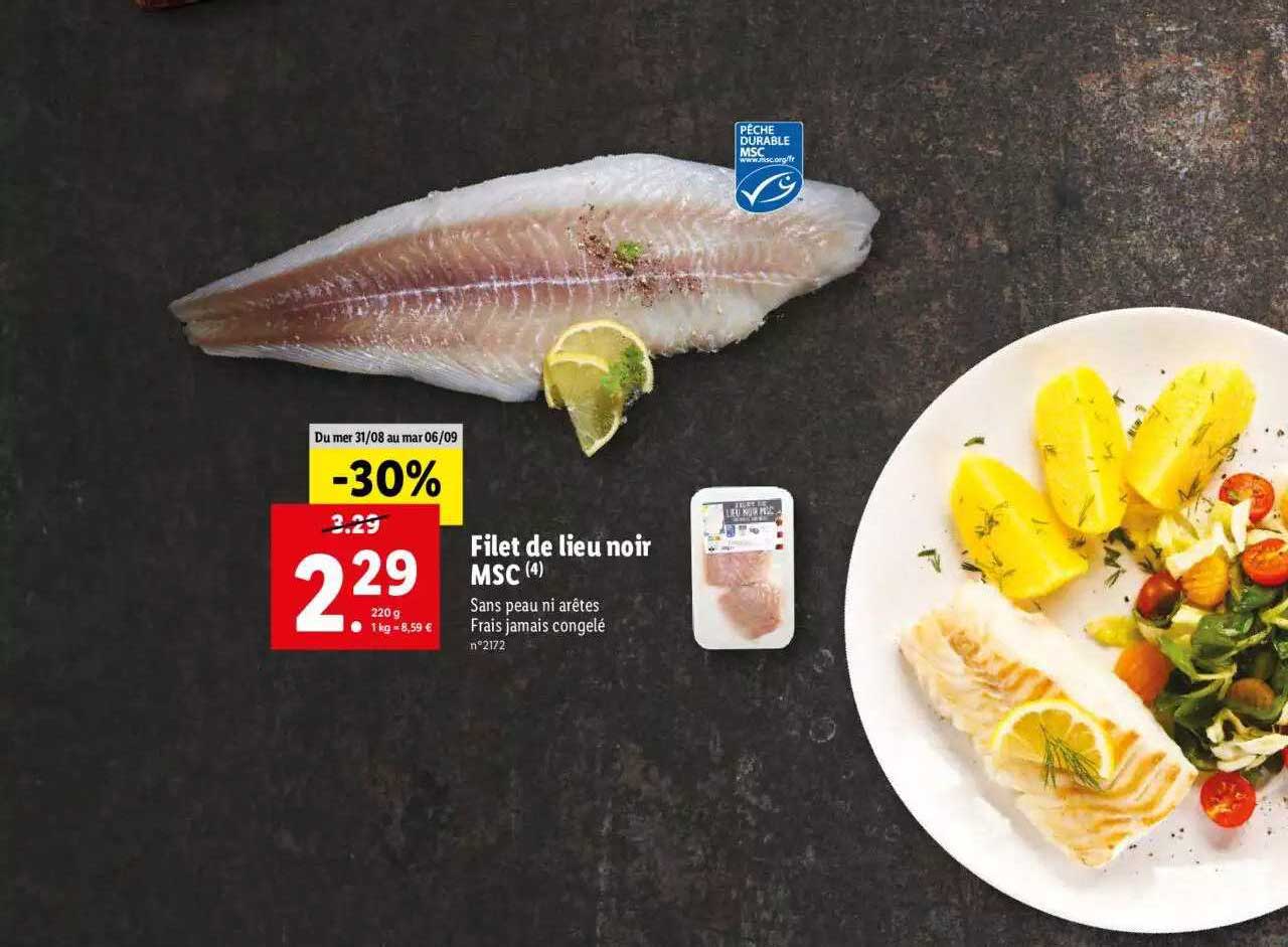 Filet De Lieu Noir Msc