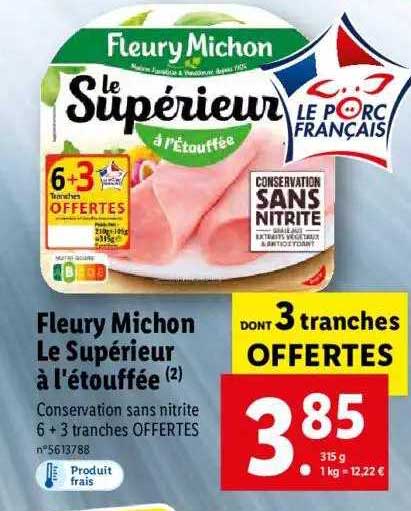 fleury michon le supérieur à l'étoufée
