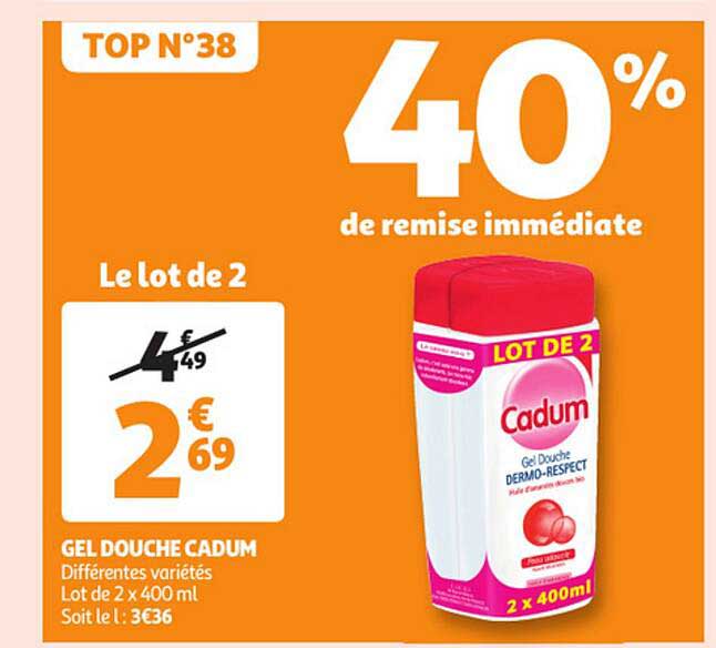 Gel Douche Cadum