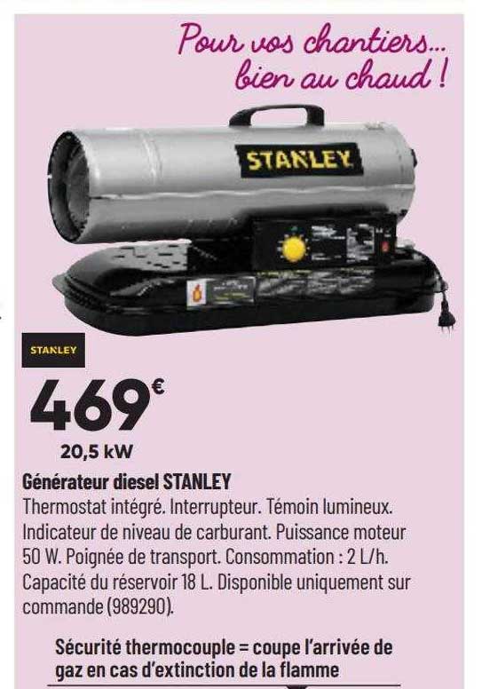 générateur diesel stanley
