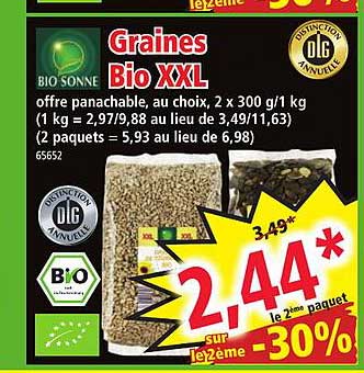 graines bio xxl bio sonne
