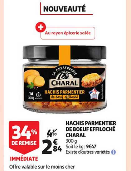 Hachis Parmentier De Boeuf Effiloché Charal