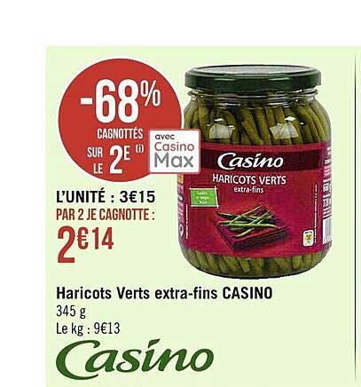 Haricots Verts Extra-fins Casino