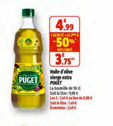 Huile D'olive Vierge Extra Puget