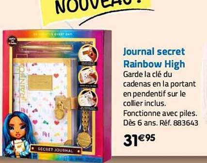 journal secret rainbow high