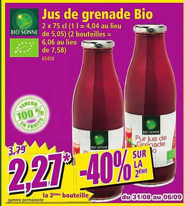 jus de grenade bio bio sonne