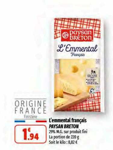 l'emmental français paysan breton
