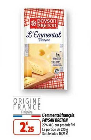 l'emmental français paysan breton