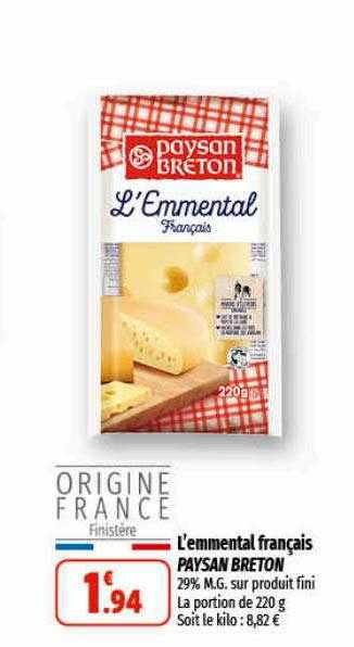 l'emmental français paysan breton