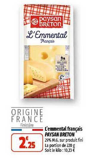 l'emmental français paysan breton