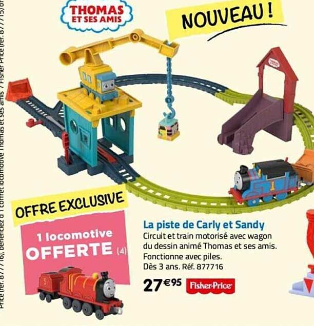 la piste de carly et sandy fisher-price
