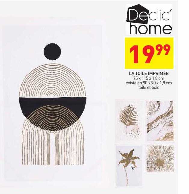 la toile imprimée declic' home