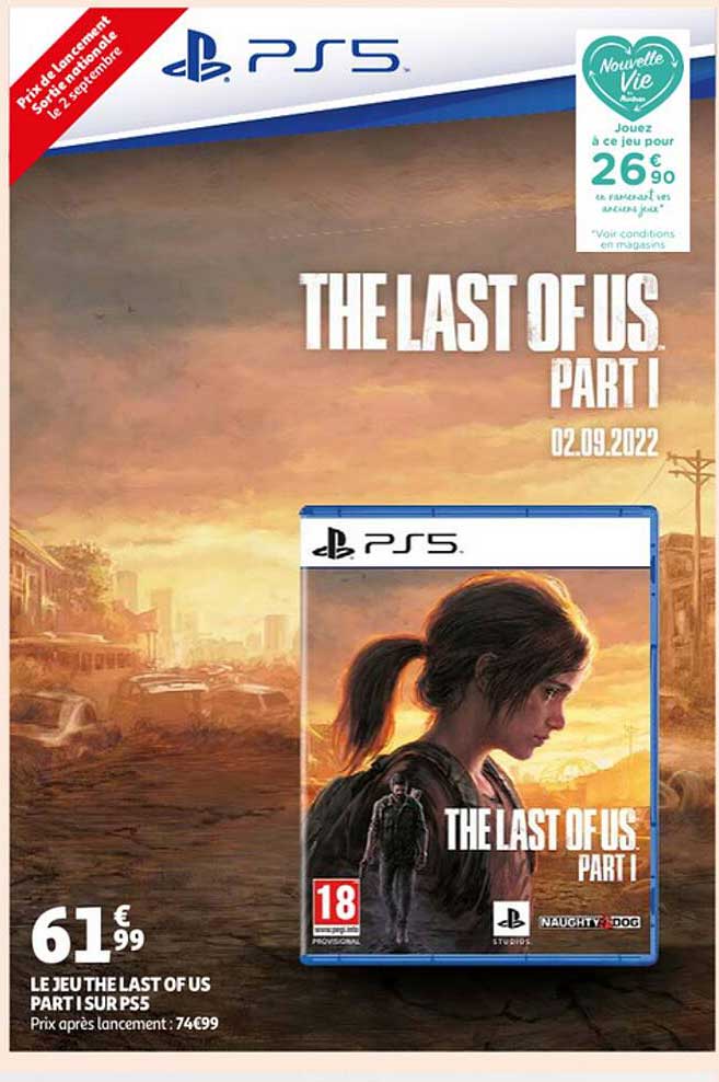 le jeu the last of us part I sur ps5