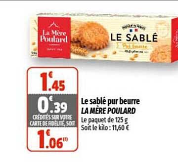 Le Sablé Pur Beurre La Mère Poulard