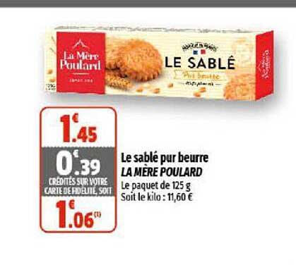 le sasblé pur beurre la mère poulard