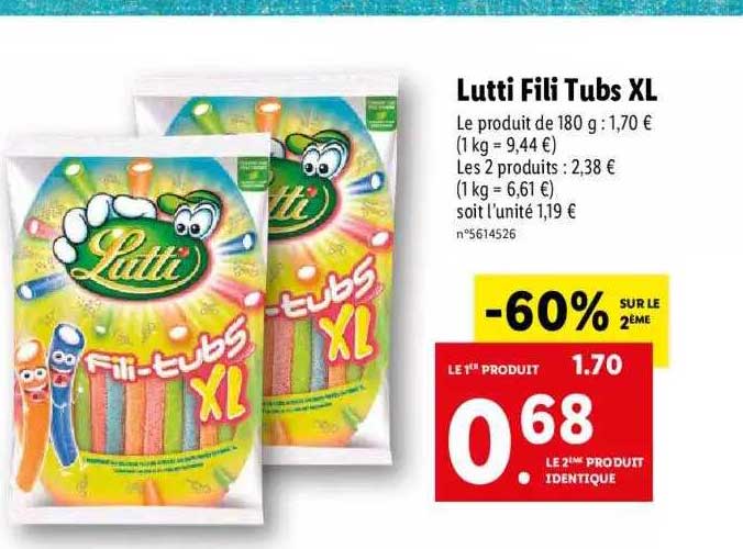 lutti fili tubs XL
