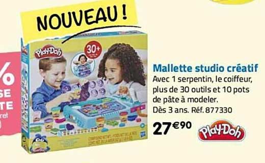 mallette studio créatif play-doh