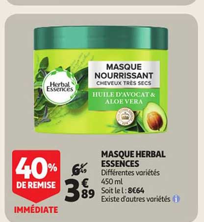 masque herbal essences
