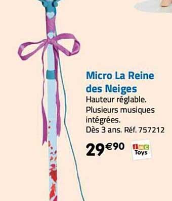 micro la reine des neiges