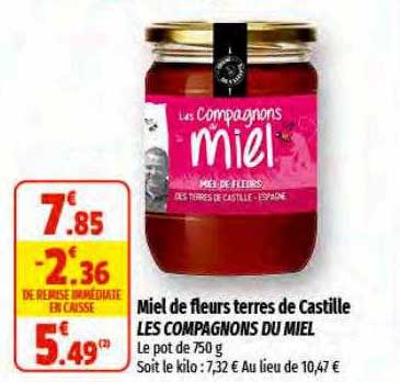 miel de fleurs terres de castille les compagnons du miel