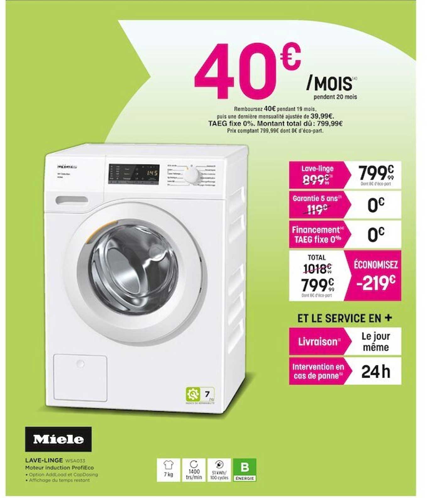 miele lave-linge