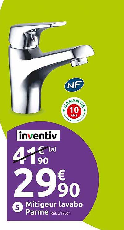 Mitigeur Lavabo Parme  Inventiv