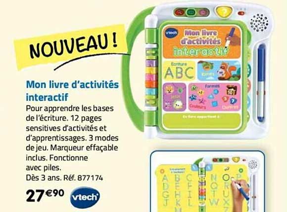mon livre d'activités interactif vtech