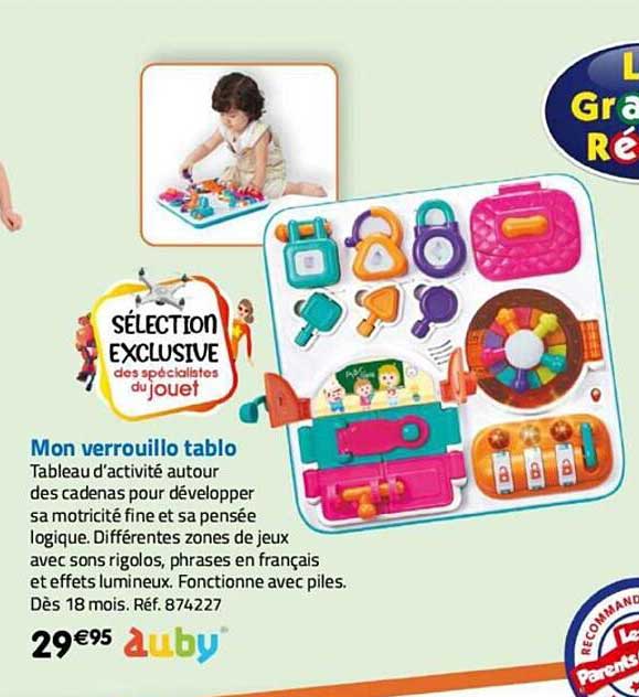 mon verrouillo tablo auby