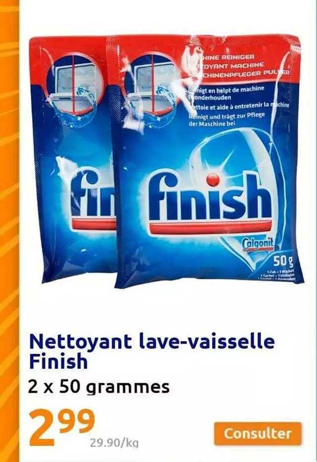 nettoyant lave-vaisselle finish