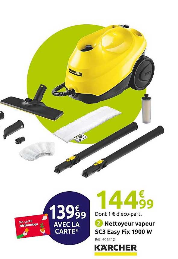 nettoyeur vapeur sc3 easy fix 1900w kärcher