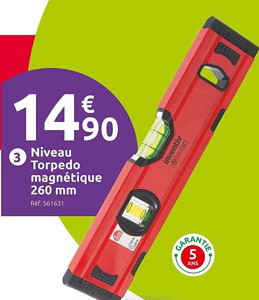 niveau torpedo magnétique