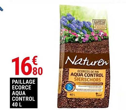 paillage écorce aqua control naturen
