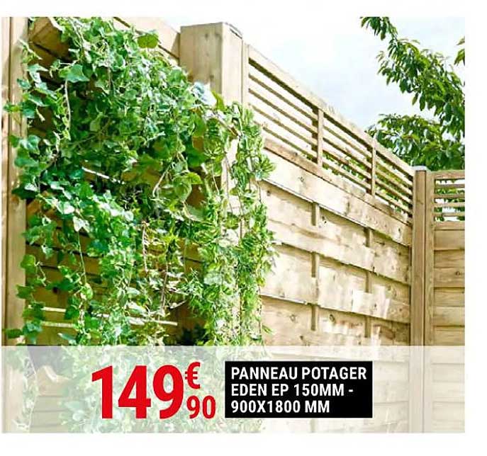 panneau potager eden ep 150mm - 900 x 1800 mm