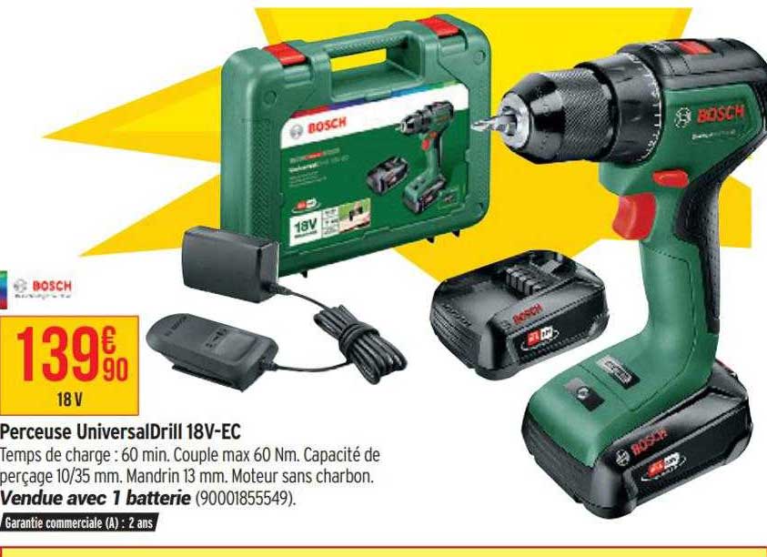 perceuse universal drill 18v-ec bosch