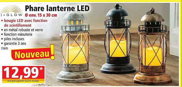 phare lanterne led i-glow