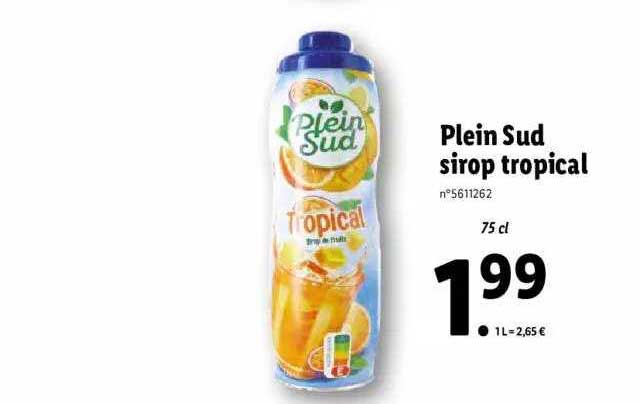 Plein Sud Sirop Tropical