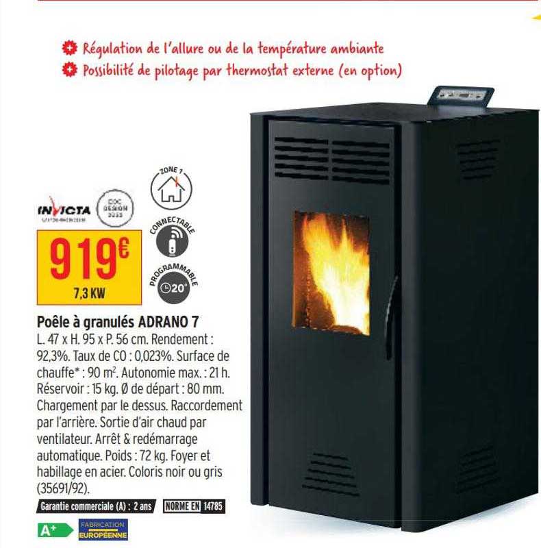 Poêle à Granulés Adrano 7