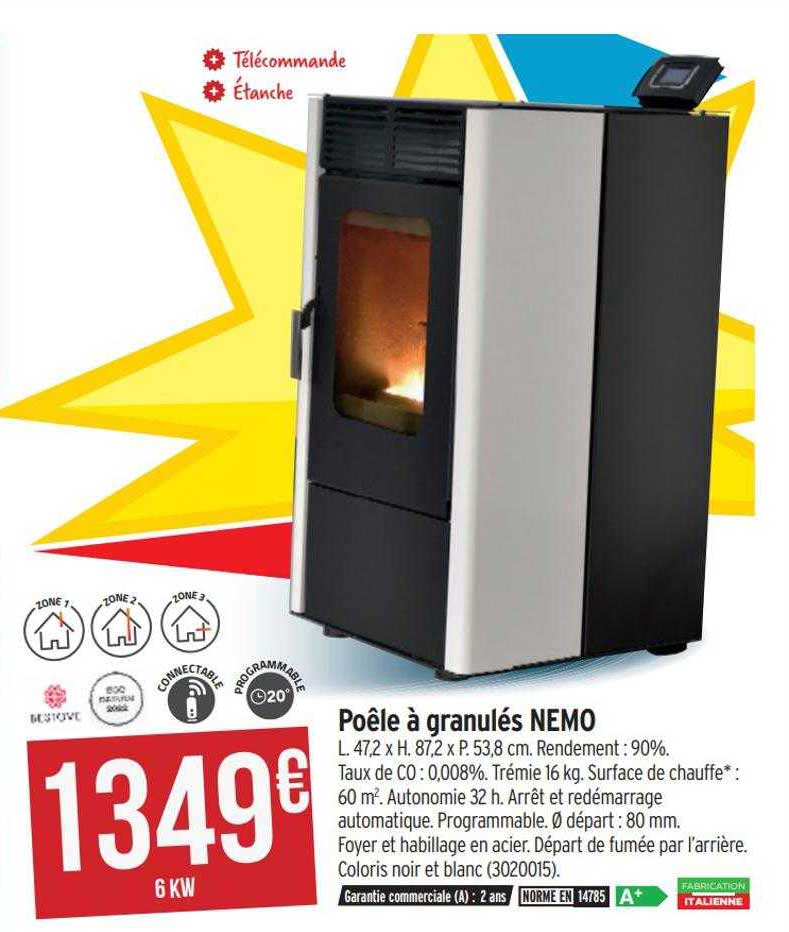 Poêle à Granulés Nemo