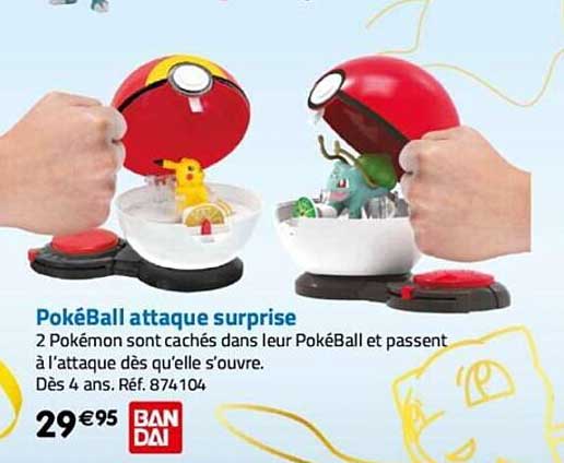 pokéball attaque surbrise bandai