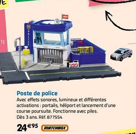 poste de police matchbox