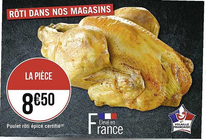 Poulet Rôti épicé Certifié