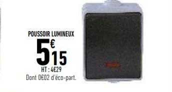 poussoir lumineux